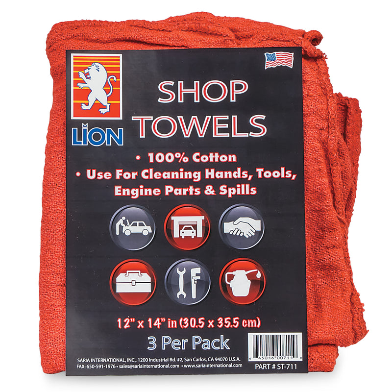 Shop Towels (100% Cotton) 3 Pack